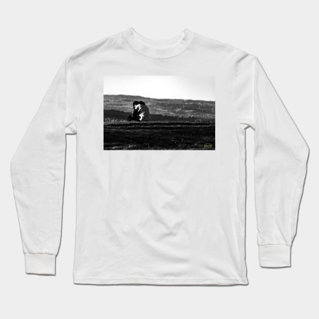 Contemplation - Mono Long Sleeve T-Shirt by zglenallen